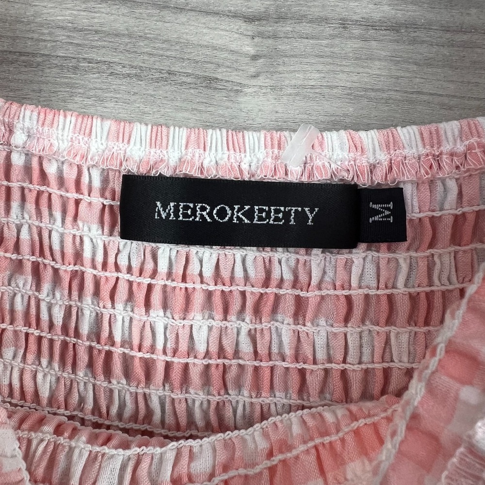 Pink Gingham Midi Dress - Picture 3 of 12
